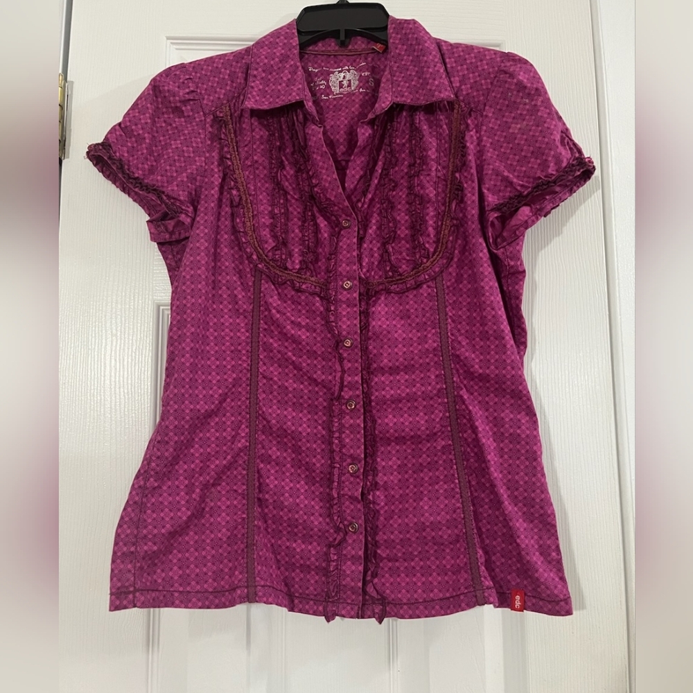 Esprit shirt, purple, size S